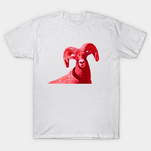 Red ram T-Shirt by Skorretto